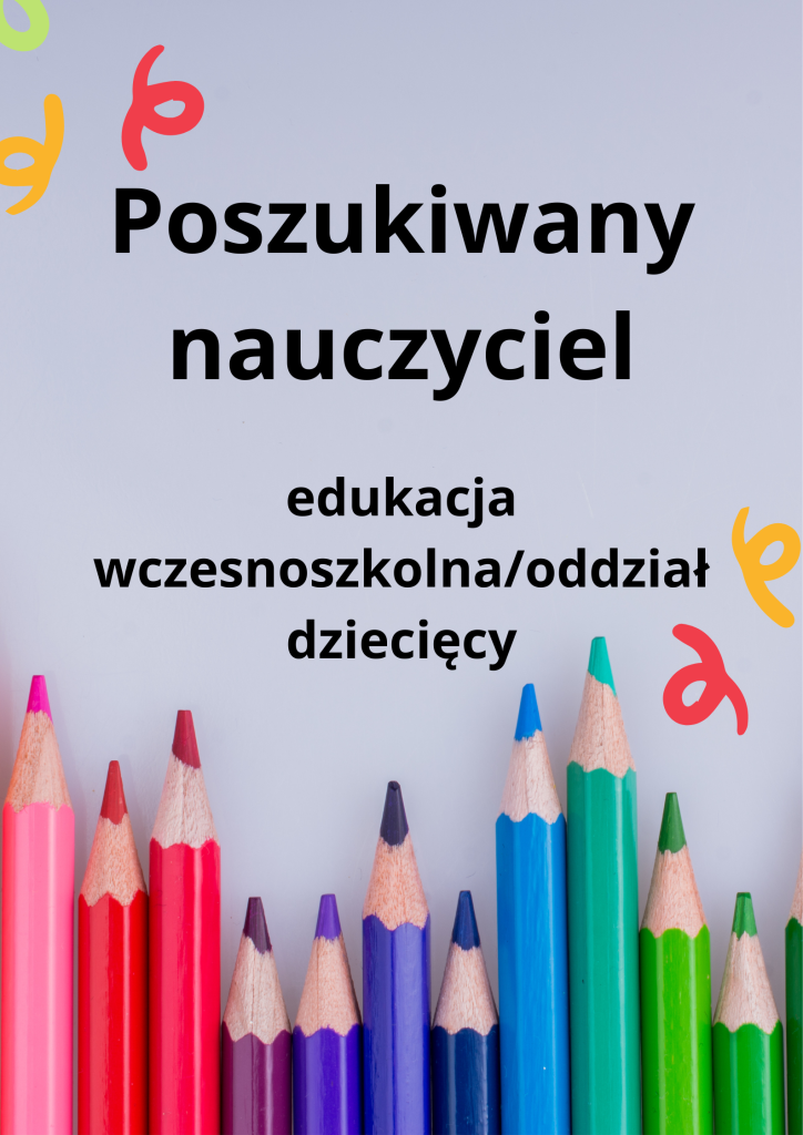 Poszukiwany nauczyciel